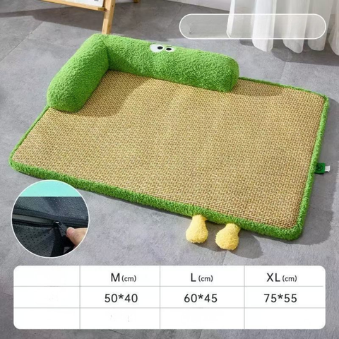 Sizing image of Summer Pet Rattan Cooling Mat Nest - Pets Villa. 