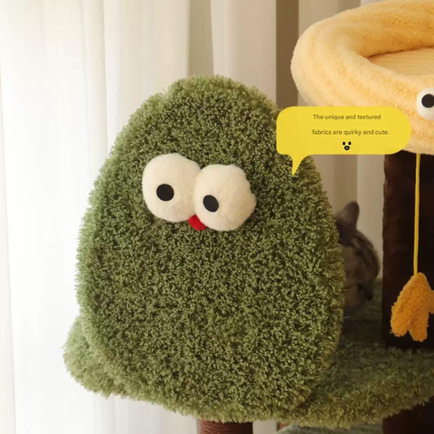 Close up image of TOLEA Little Monster Cat Tree 85cm - Pets Villa. 