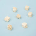 Image of individual pieces of WAITA Freeze-Dried Cod Cubes 40g  - Pets Villa. 