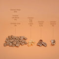 Composition image of WAITA Freeze Dried Complete Chicken Recipe for Cats  - Pets Villa. 