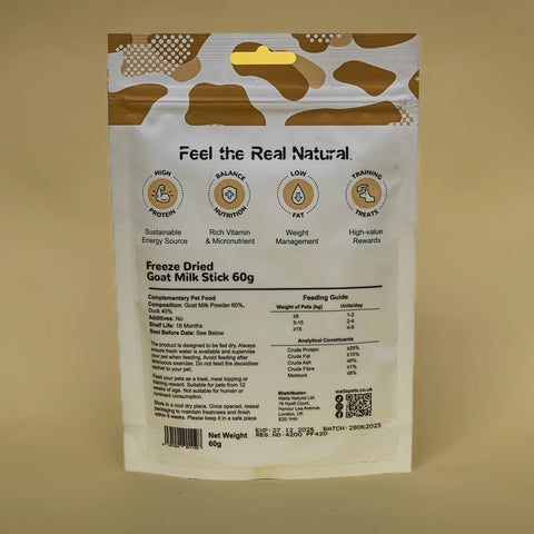 Back image of WAITA Goat Milk Sticks 60g - Pets Villa. 