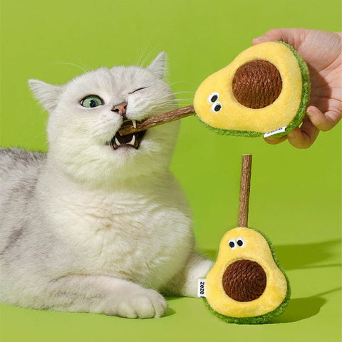 Product image of ZEZE Avocado Silvervine Cat Toy - Pets Villa. 