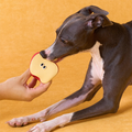 Apple variant image of ZEZE Fruit and Vegetable Latex Dog Toys - Pets Villa. 
