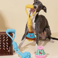 Front image of ZEZE Handheld Lantern Knot Dog Toy - Pets Villa. 