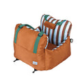 Product image of ZEZE Striped Pet Car Bed - Pets Villa. 