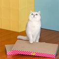 Front image of ZEZE Sweetheart Cardboard Scratch Board - Pets Villa.