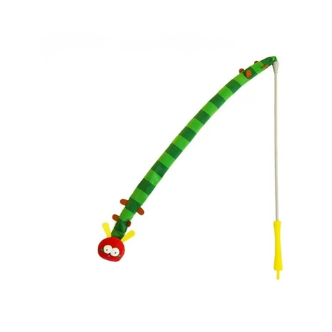 Standalone product image of ZEZE Worm Cat Wand - Pets Villa. 