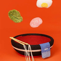 Product image of ZEZE Yummy Ramen Bowl Cat Scratcher and Bed - Pets Villa. 
