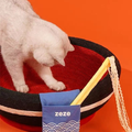 Product image of ZEZE Yummy Ramen Bowl Cat Scratcher and Bed - Pets Villa. 