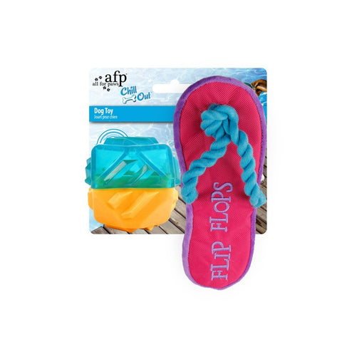 ALL FOR PAWS Chill Out Beach Volley Set Dog Toy 2 pack - Pets Villa