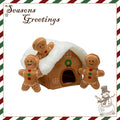 ANCOL Gingerbread House with 2 Gingerbread Plush Toy - Pets Villa