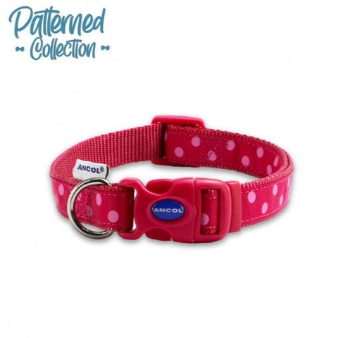 ANCOL Vintage Polka Dog Collar - Pets Villa