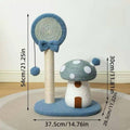 Blue Candy Mushroom Cat Scratching Post - Pets Villa