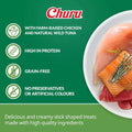 CHURU Bites Dog Treats Chicken Recipe Wraps Chicken with Salmon Recipe 8x12g - Pets Villa