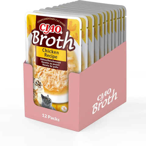 CIAO Cat Broth Chicken Recipe 40g - Pets Villa
