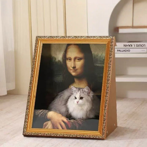 Classic Art - Inspired Cat Scratcher Frame - Pets Villa