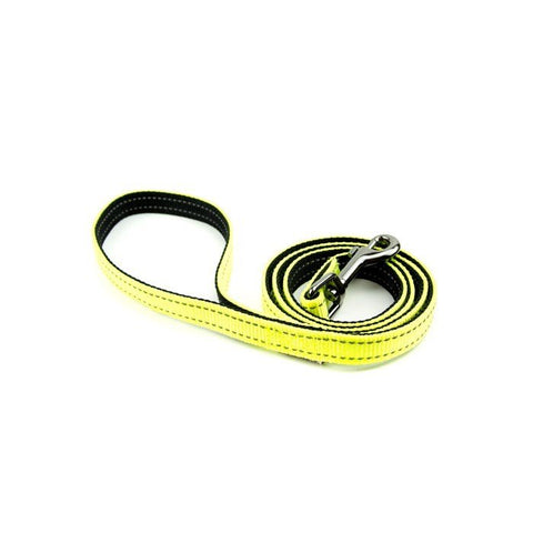 GREAT & SMALL Dog Glow Hi - Vis Lead Yellow - Pets Villa