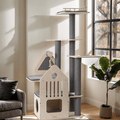 HONEYPOT CAT 149cm Solid Wood Cat Tree 210195pro - Pets Villa