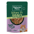 NATURES MENU Cat Bites in Gravy Variety Multipack 12x85g - Pets Villa