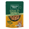 NATURES MENU Cat Bites in Gravy Variety Multipack 12x85g - Pets Villa