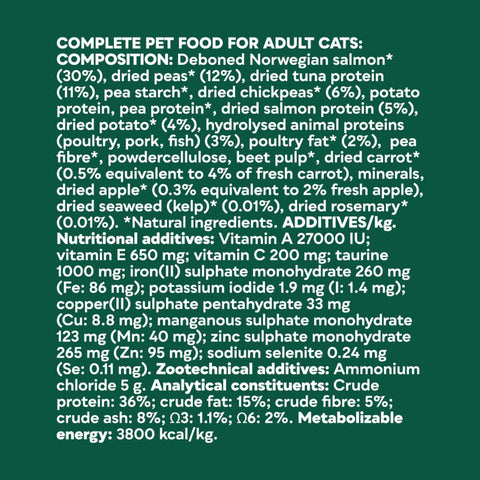 NATURES MENU Cat Dry High in Meat with Deboned Norwegian Salmon Dry Food - Pets Villa