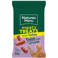 NATURES MENU Cat Meaty Treats with Turkey 50g - Pets Villa