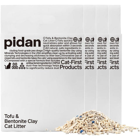 PIDAN Tofu and Bentonite Clay Cat Litter - Pets Villa