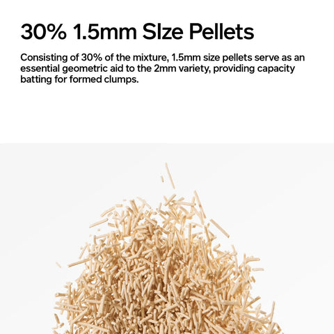 PIDAN Tofu Cat Litter Mix - 30% 1.5mm Size Pellets