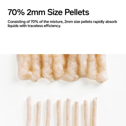 PIDAN Tofu Cat Litter Mix - 70% 2mm Size Pellets