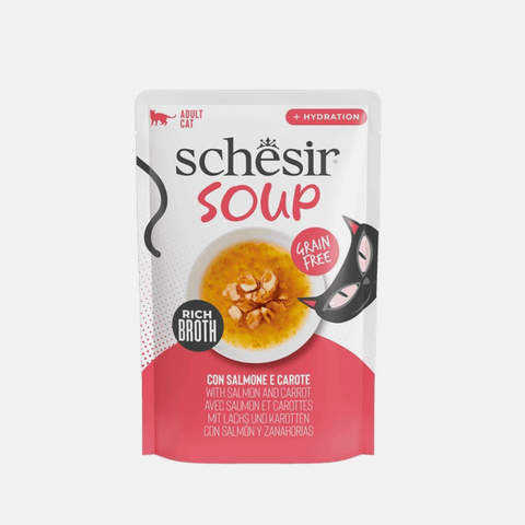 SCHESIR Cat Soup with Salmon and Carrot 40g - Pets Villa