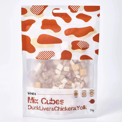 WAITA Freeze Dried Mixed Cube 70g - Pets Villa