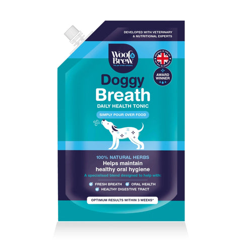 WOOF & BREW Doggy Breath Daily Health Tonic 300ml - Pets Villa
