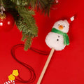 ZEZE Christmas Snowman Cat Wand - Pets Villa
