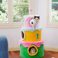 ZEZE Festival Cream Cake Cat Frame - Pets Villa