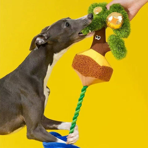 ZEZE Good Fortune Money Plant Enrichment Dog Toy - Pets Villa