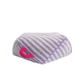 ZEZE Soft Striped Purple Pet Cushion - Pets Villa