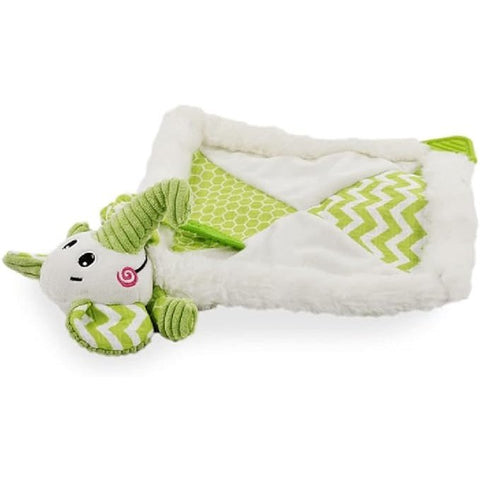 ALL FOR PAWS Blanky Elephant dog comfort blanket with plush toy and chew corner
