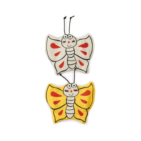 ALL FOR PAWS Silvervine Butterflies cat toy set for playful and curious cats