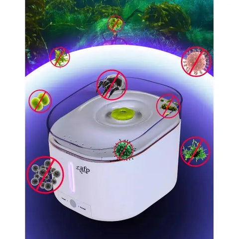Cat water fountain with UV sterilization and triple filtration system by ALL FOR PAWS