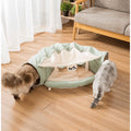 Cat Tunnel Bed with Cushion Mat - Pets Villa