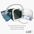 CATIT Cabrio Cat Carrier - Alternative product image of the 360 degree design. This is a product of Pets Villa.