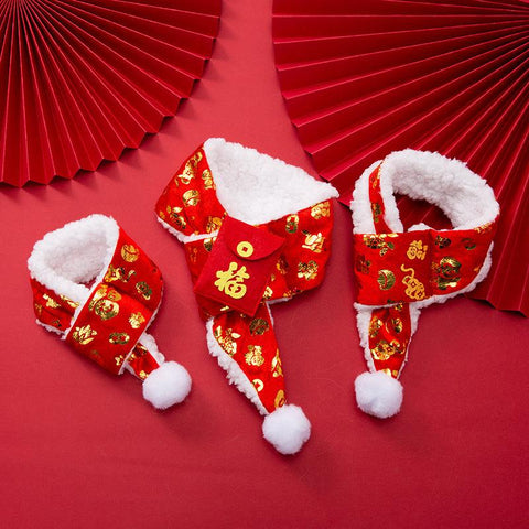 Chinese New Year Scarf - Pets Villa