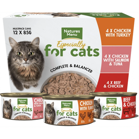 NATURES MENU Especially for Cats Cans Cat Multipack For Adult Cats - Pets Villa