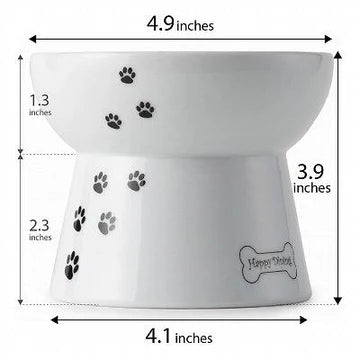 NECOICHI Raised Dog Food Bowl - Pets Villa