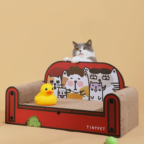 TINYPET Cat Family Sofa Scratcher - Pets Villa