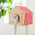ZEZE 138 cm Large Farm Cat Tree - Pets Villa