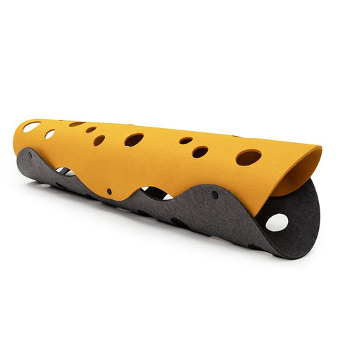 ZEZE Felt Cheesy Foldable Cat Tunnel - Pets Villa
