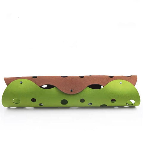ZEZE Felt Cheesy Foldable Cat Tunnel - Pets Villa