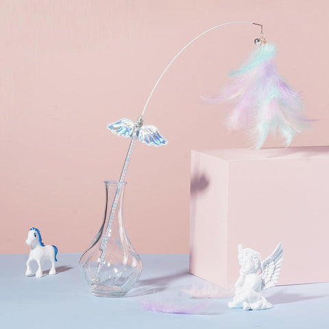 ZEZE Unicorn Fairy Teaser Cat Toy - Pets Villa